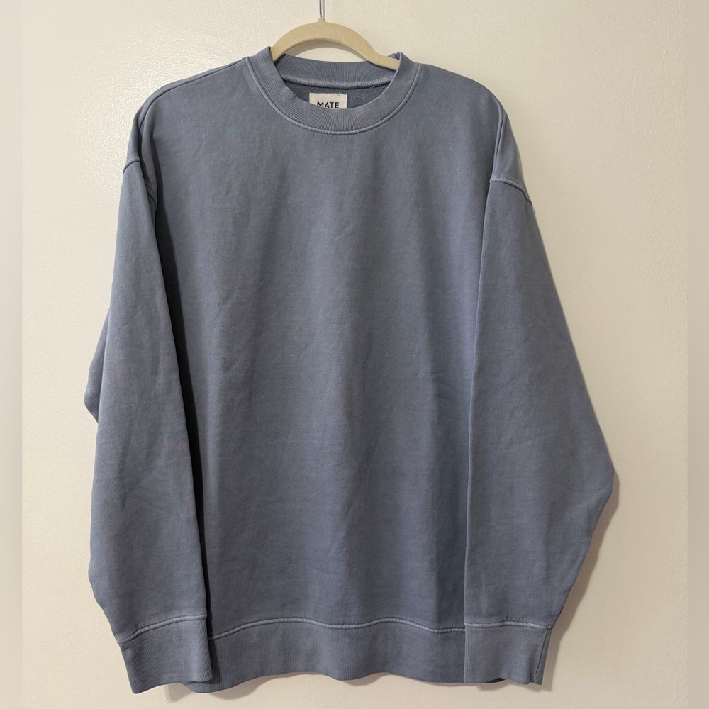 MATE the Label Men's Blue Crewneck